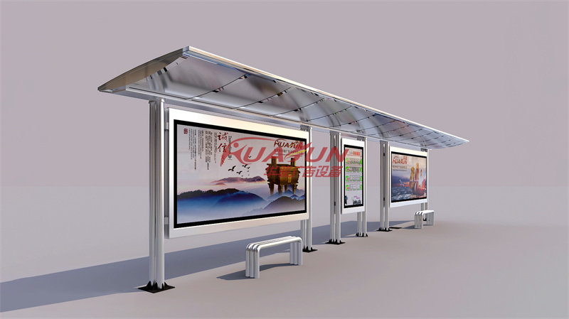 福建厦门不锈钢候车亭第二批发货