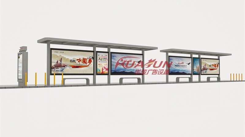 河南周口第二批公交站台发货